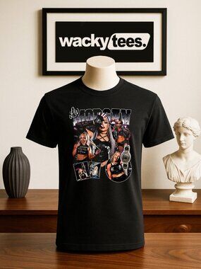 Liv Morgan Bootleg Style Portrait Legend Wrestling Champion Graphic Tee Shirt